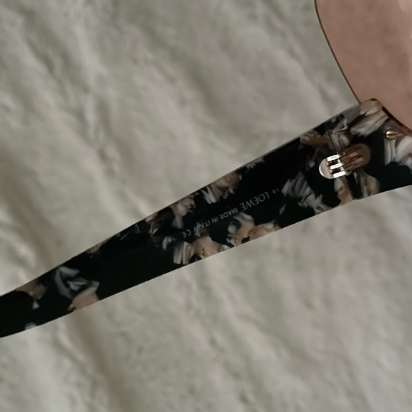 Loewe ‘Show’ Rose Pink Shield Tortoise Sunglasses